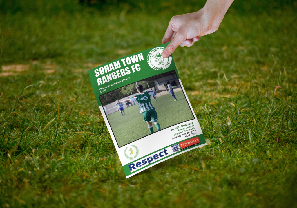 Soham Town Rangers Programme Mockup