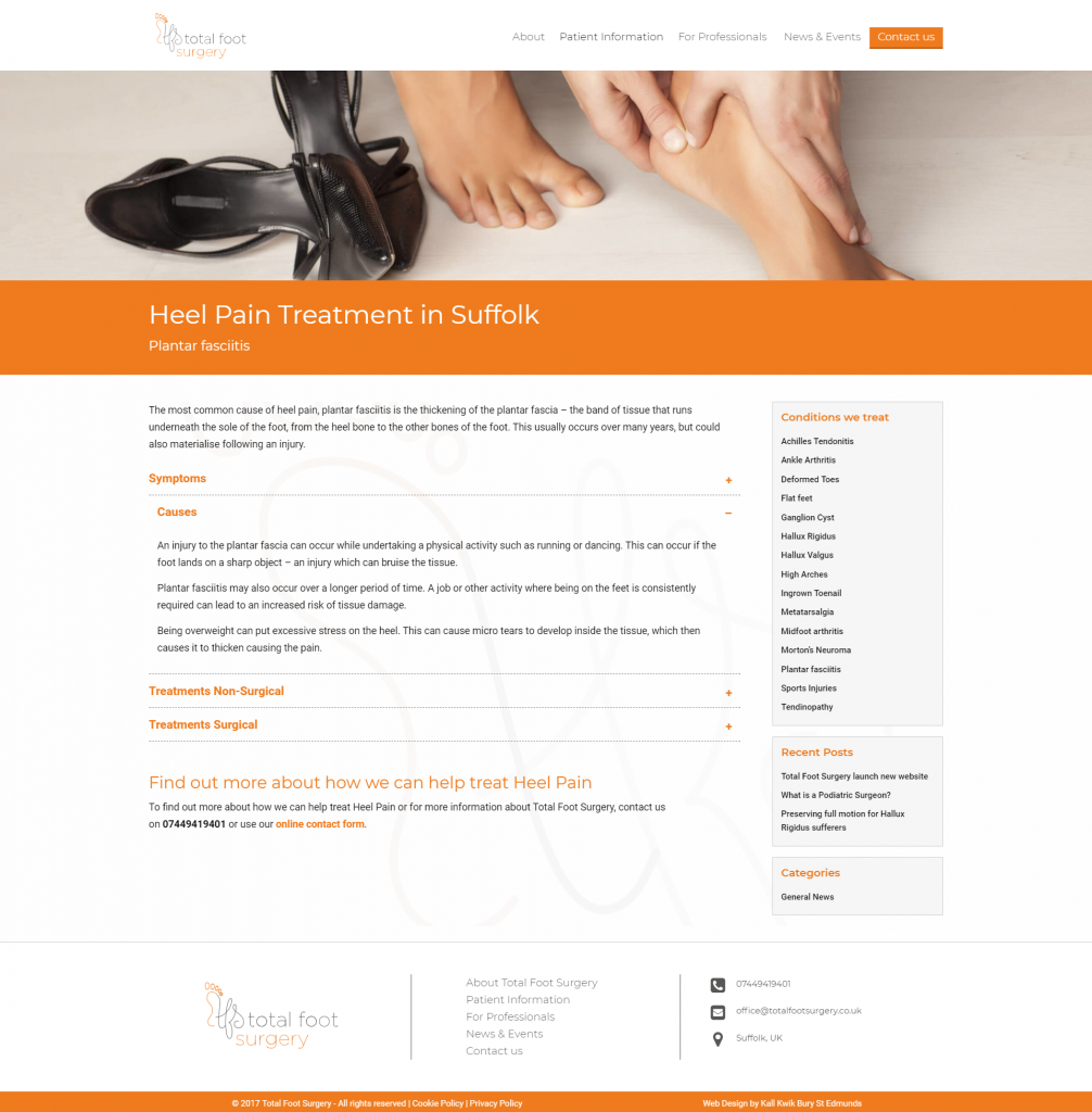 Total Foot Heel Pain